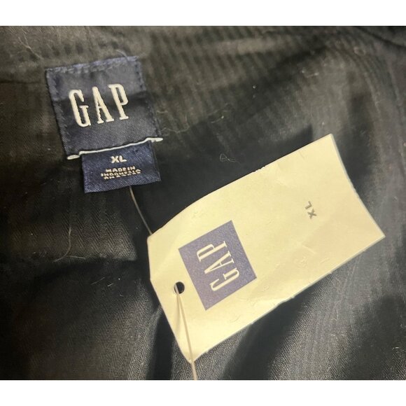 NWT Gap Women's Black Lined Pea Coat XL toggles midi length preppy dress coat - Picture 3 of 15